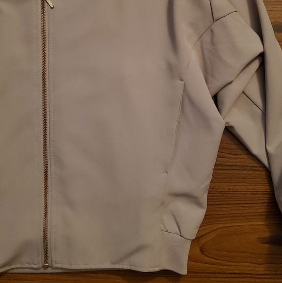 Sense of Place by Urban Research beige bomber jacket - Picture 6 of 13